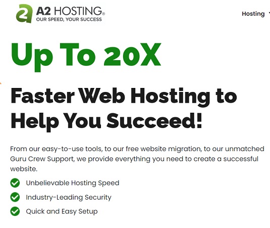 A2Hosting.com Rabattcode