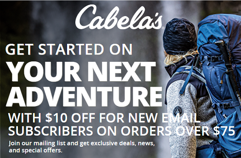 Cabelas Gutscheincode